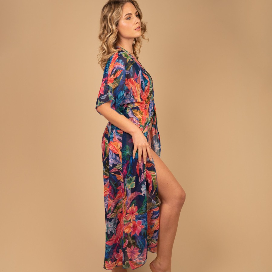 Women Moontide Accessories | Moontide Owhyee Chiffon Long Cover Up