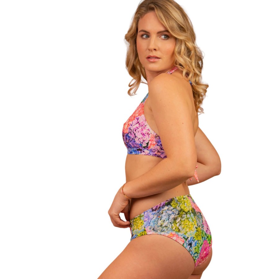 Women Moontide Bikinis | Hydrangea Mid Rise Pant