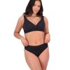 Women Moontide Bikinis | Contours Underwired Wrap Bikini Top In Black