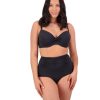 Women Moontide Bikinis | Contours High Waist Gathered Pant In Black