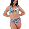 Women Moontide Bikinis | Tribal Geo Mid Rise Pant