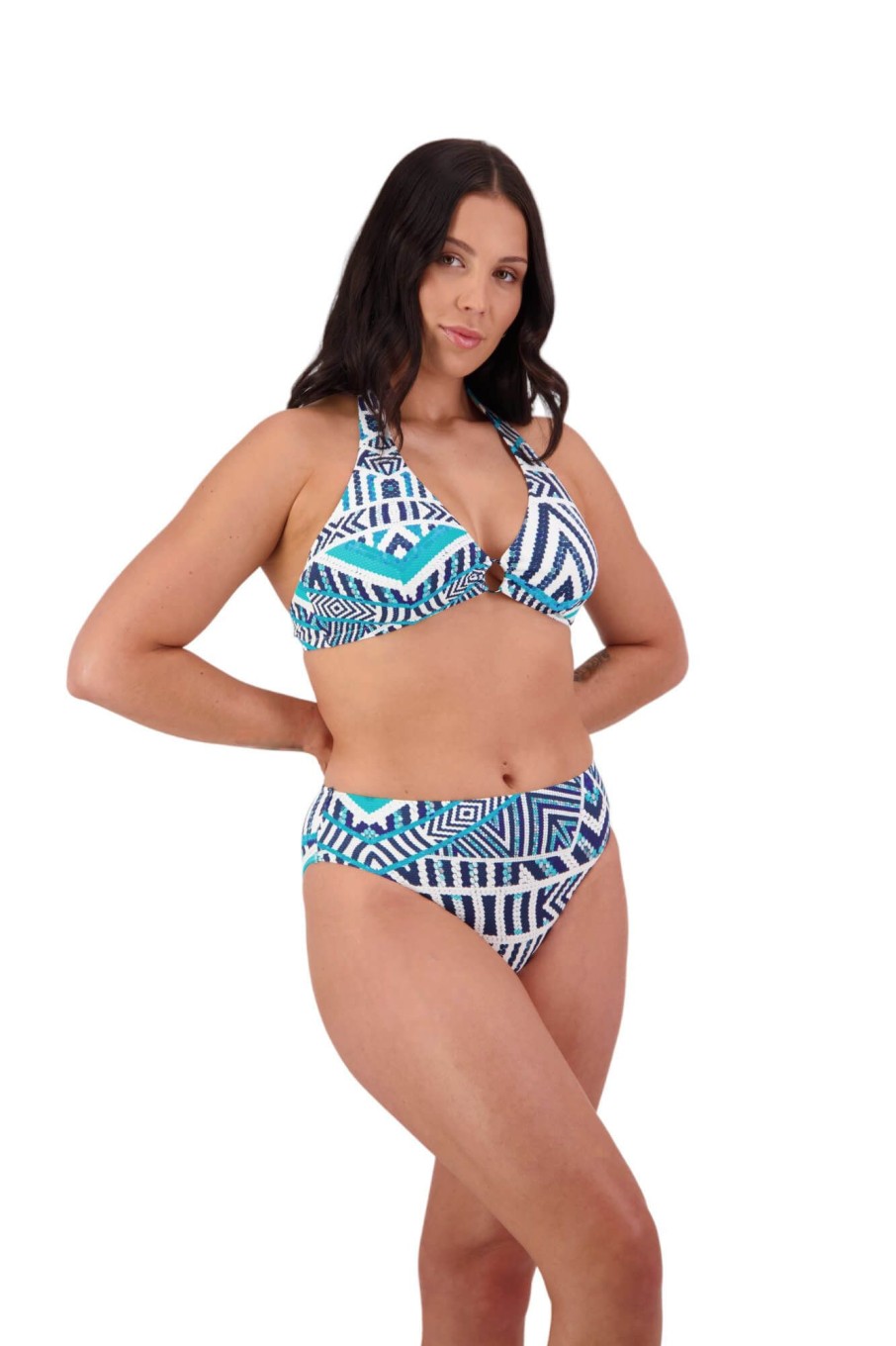 Women Moontide Bikinis | Tribal Geo Mid Rise Pant