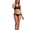 Women Moontide Bikinis | Contours Wide Tie Side Pant In Black