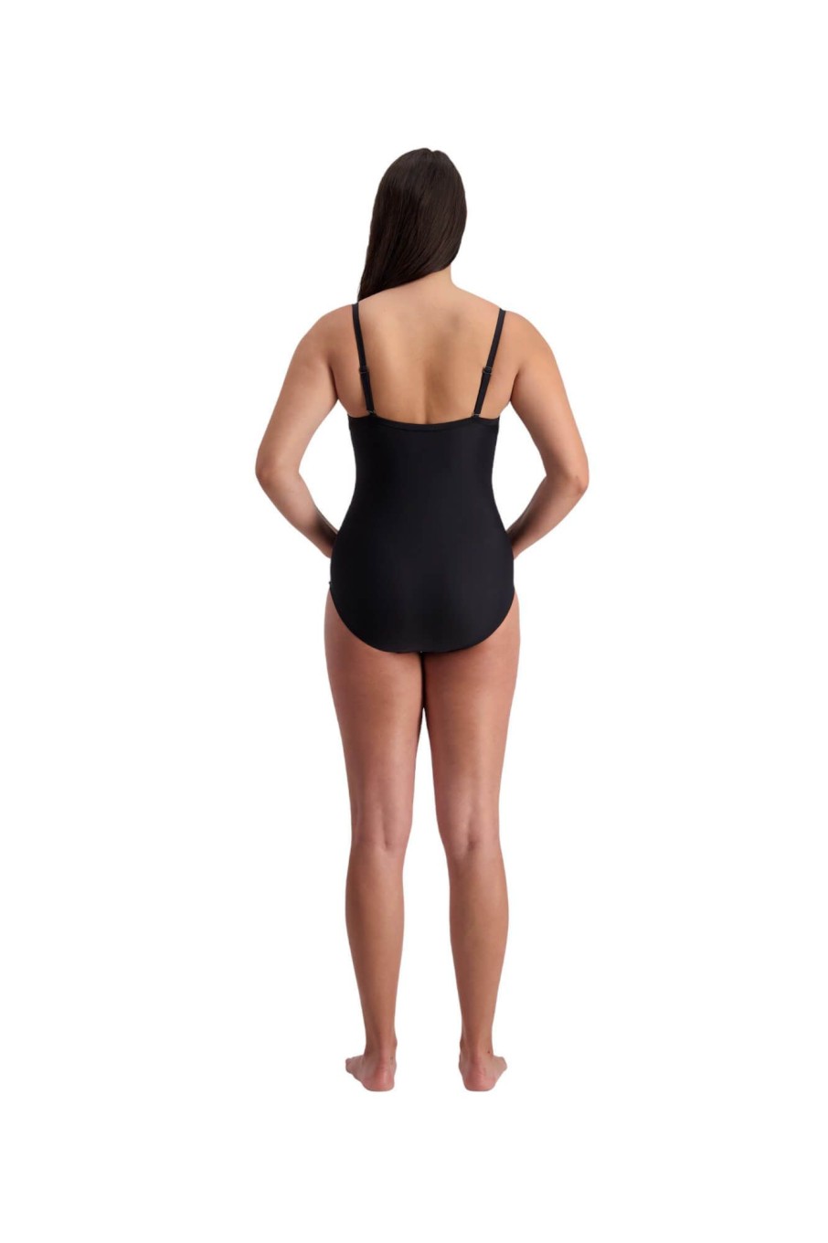 Women Moontide Swimsuits | Contours Underwired Cross Front Swimsuit In Black