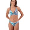 Women Moontide Bikinis | Tribal Geo Multi Fit Wrap Tri Bikini Top