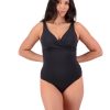 Women Moontide Swimsuits | Contours Underwired Wrap Swimsuit In Black