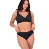 Women Moontide Bikinis | Contours Mid Rise Pant In Black