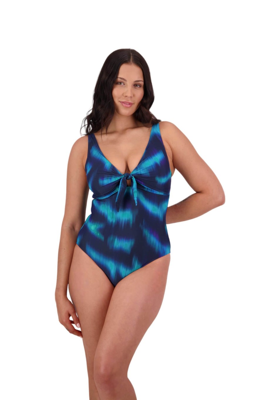 Women Moontide Swimsuits | Tromso Underwired Tie Front Swimsuit